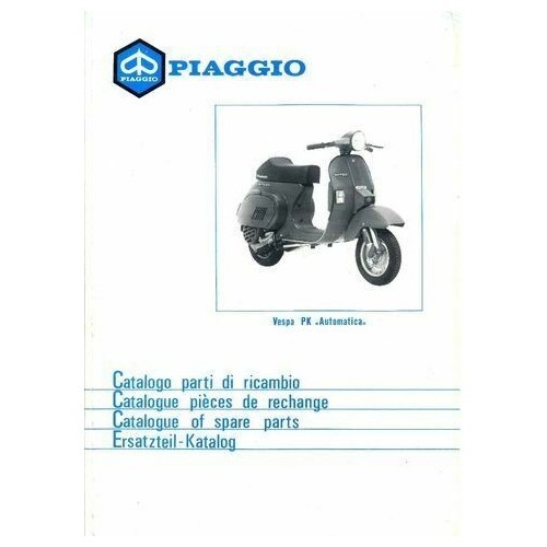 Catalogo ricambi piaggio - piaggio, vespa